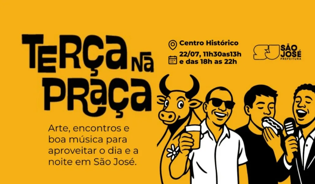 São José realiza a primeira edição "Terça na Praça" no Centro Histórico