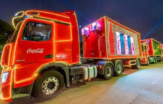 Caravana de Natal da Coca-Cola volta a encantar São José no dia 17 de dezembro