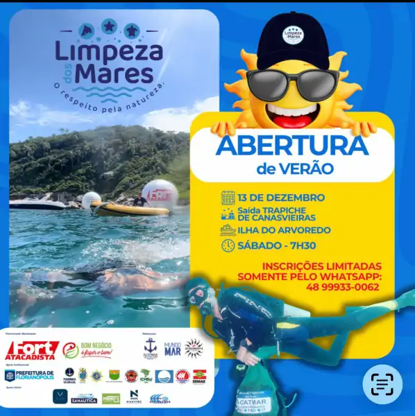 Fort Atacadista apoia última edição do Limpeza dos Mares em 2025, com operação subaquática na Ilha do Arvoredo 1