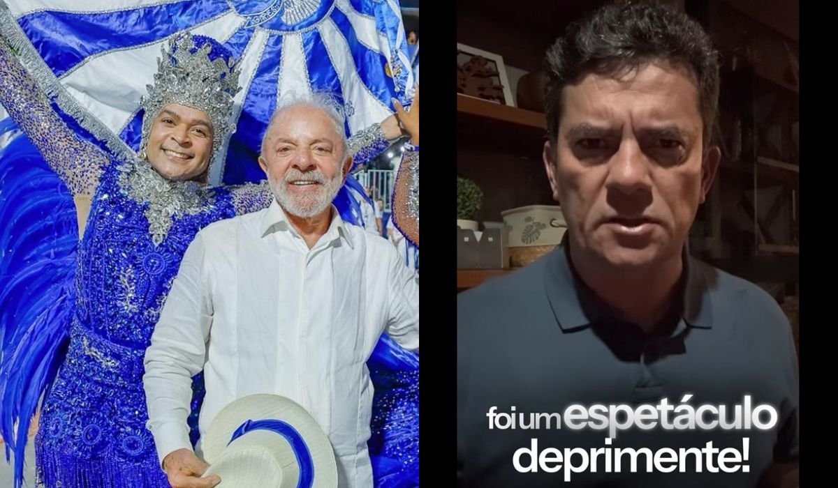 Moro ironiza desfile sobre Lula: “Faltou o carro da Odebrecht e do Sítio de Atibaia”Foto: Ricardo Stuckert/@lulaoficial/@sf_moro/Instagram/ND Mais