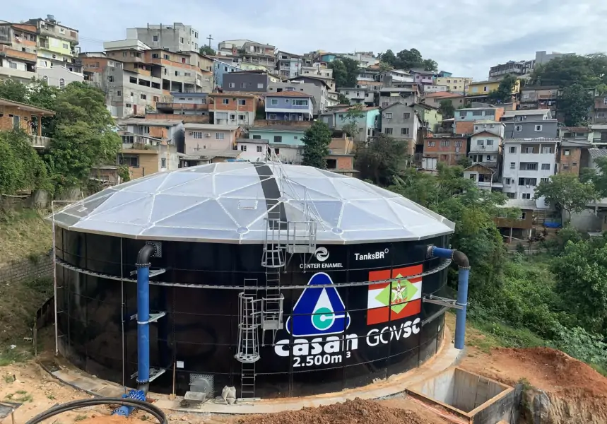 CASAN investe mais R$ 5 milhões em reservatório para Florianópolis • Sul de Floripa