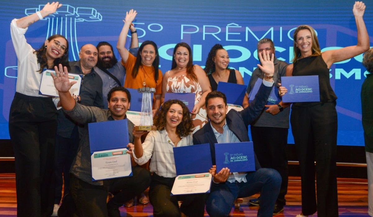 Profissionais do Grupo ND celebram vitórias no Prêmio ACI Ocesc