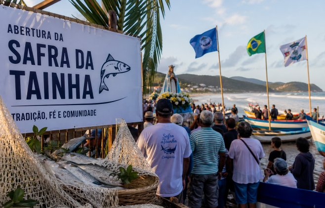 A Capital recebe, nesta quinta (30) e sexta (01), a abertura da Safra da Tainha, com programação de fé, cultura e integração comunitária no Campeche e Moçambique