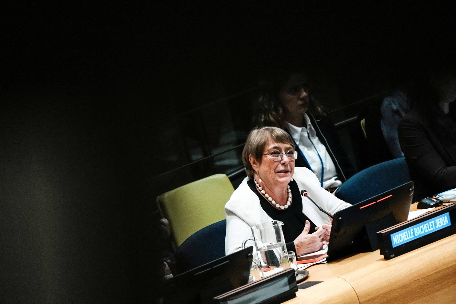 A ex-presidente do Chile Michelle Bachelet, candidata ao comando da ONU