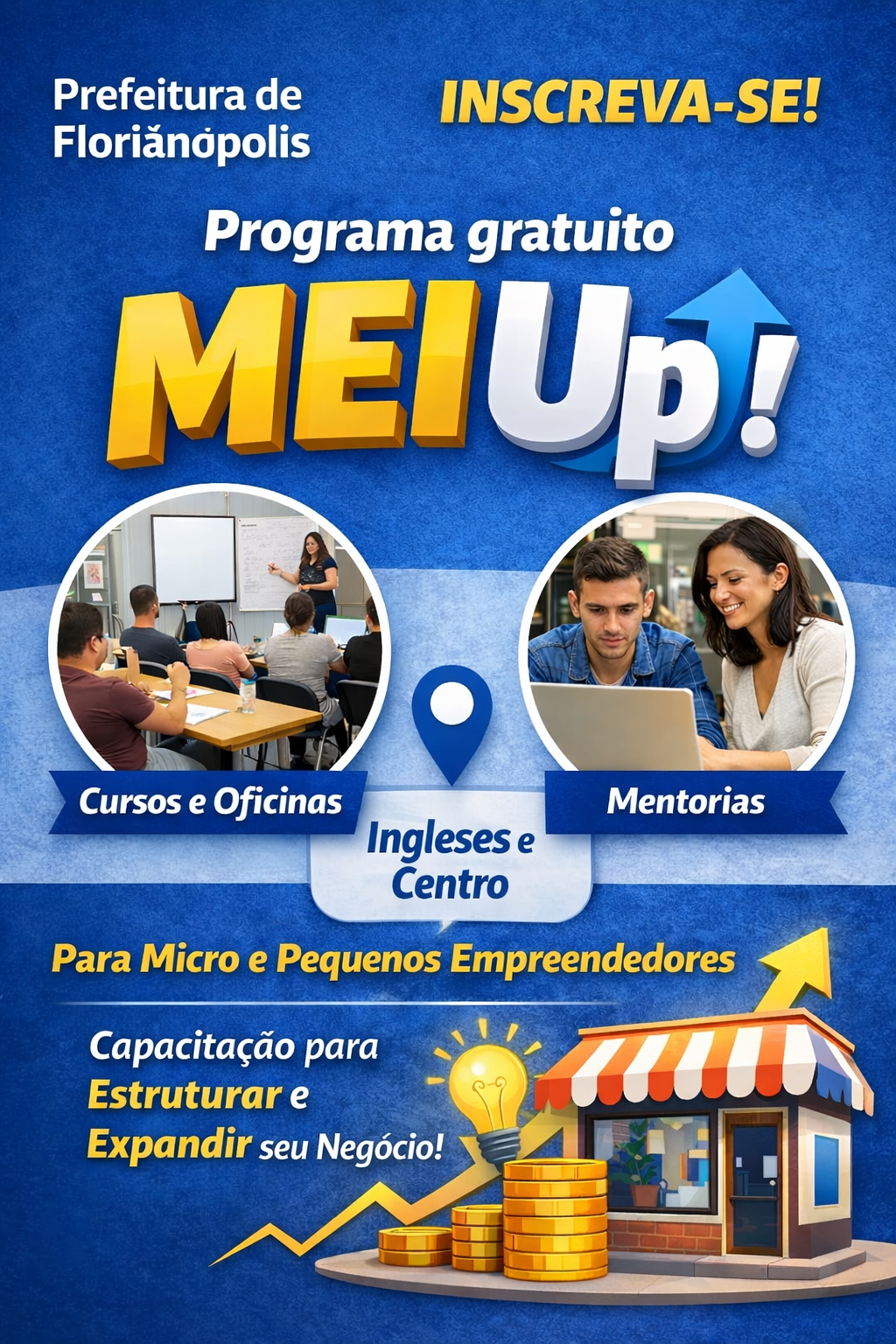 Prefeitura de Florianópolis abre inscrições para o Programa gratuito MEI Up