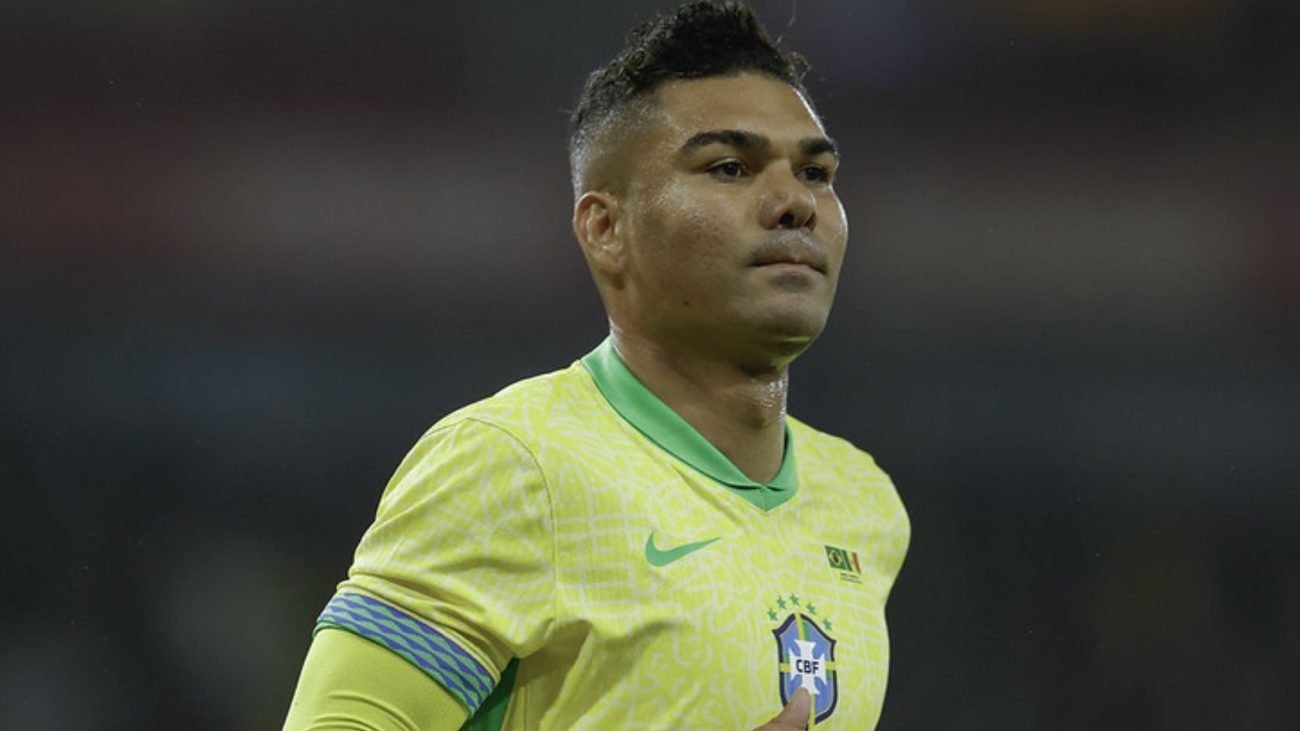 Casemiro marca em Brasil x Panamá e comemoração com Vini Jr. repercute: ‘Fez o 67’