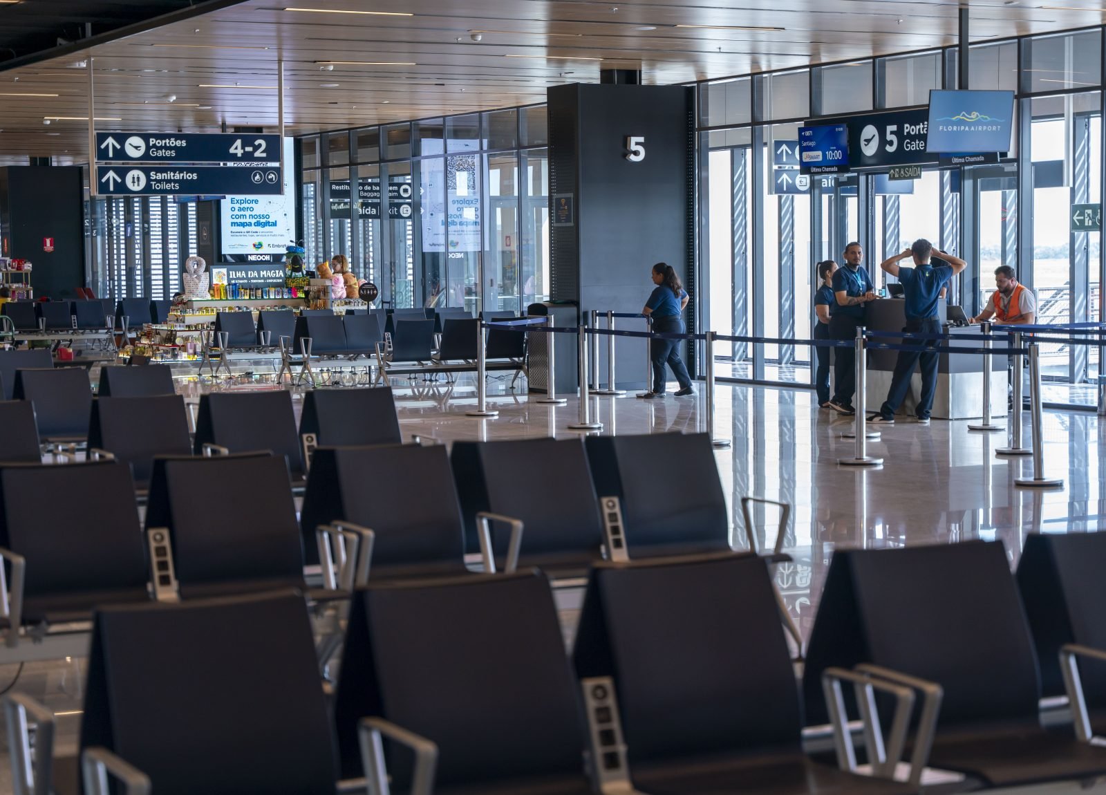 Floripa Airport vai investir R$ 19 milhões para ampliar área internacional