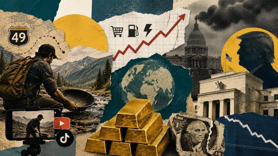 Por que americanos deram início a uma nova corrida do ouro