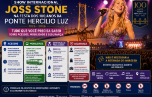 Show internacional Joss Stone: Tudo que você precisa saber sobre acessos, mobilidade e segurança na festa dos 100 anos da Ponte Hercílio Luz