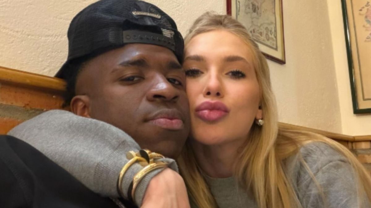 Vini Jr. aproveita companhia de Virginia e vira alvo de ‘revelação’