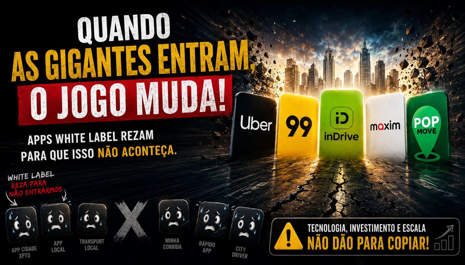Aplicativo tipo Uber: o erro que faz muitos empreendedores perderem dinheiro antes mesmo de começar