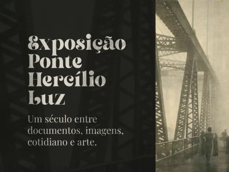 Museu Histórico de Santa Catarina recebe exposição que narra um século de história da Ponte Hercílio Luz • Sul de Floripa