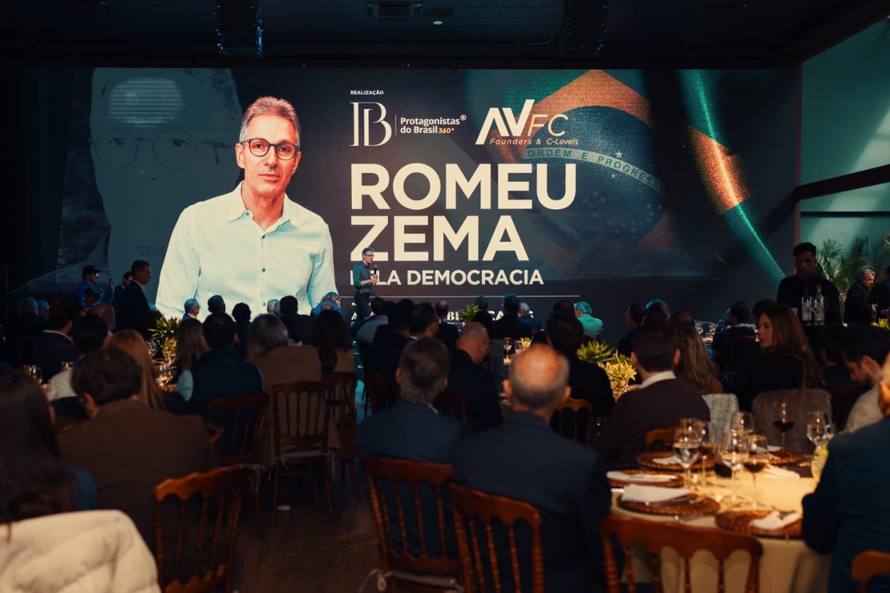 Empresários e investidores debatem o futuro do Brasil em encontro com Romeu Zema promovido pelo Protagonistas do Brasil