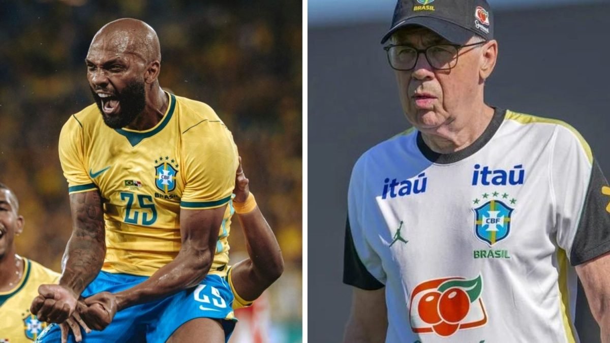 Ancelotti define escalação da Seleção Brasileira contra o Egito