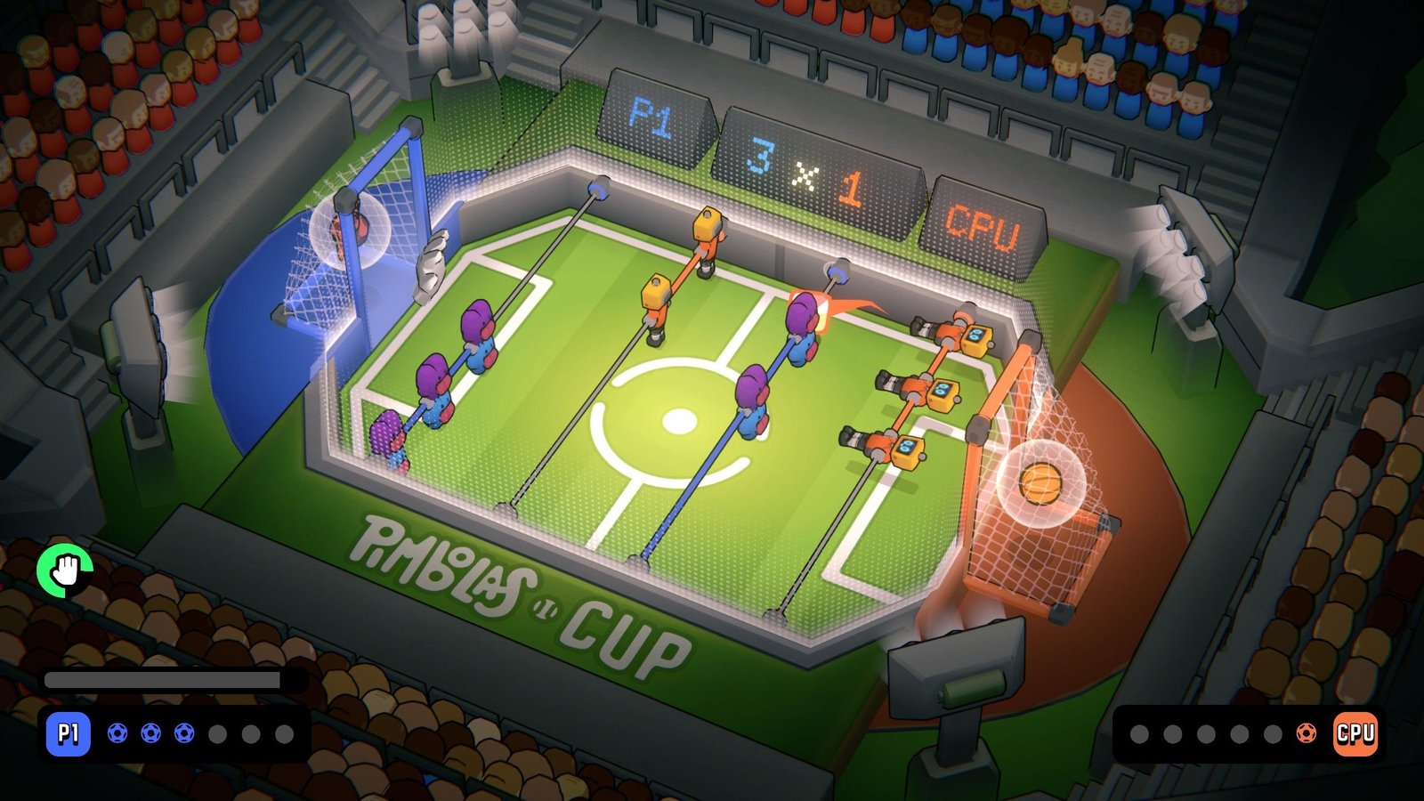 Pimbolas é o jogo brasileiro que traz o clássico pebolim para os videogames