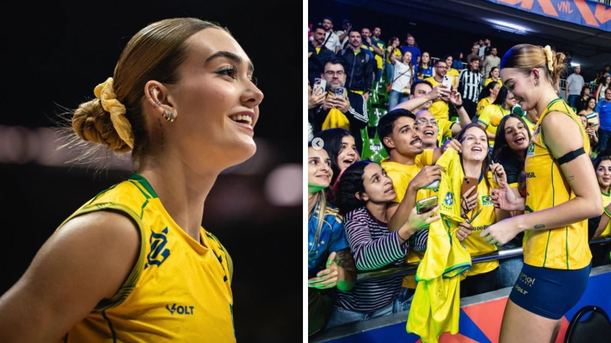 De Joinville, Helena Wenk é prata com a Seleção de Vôlei