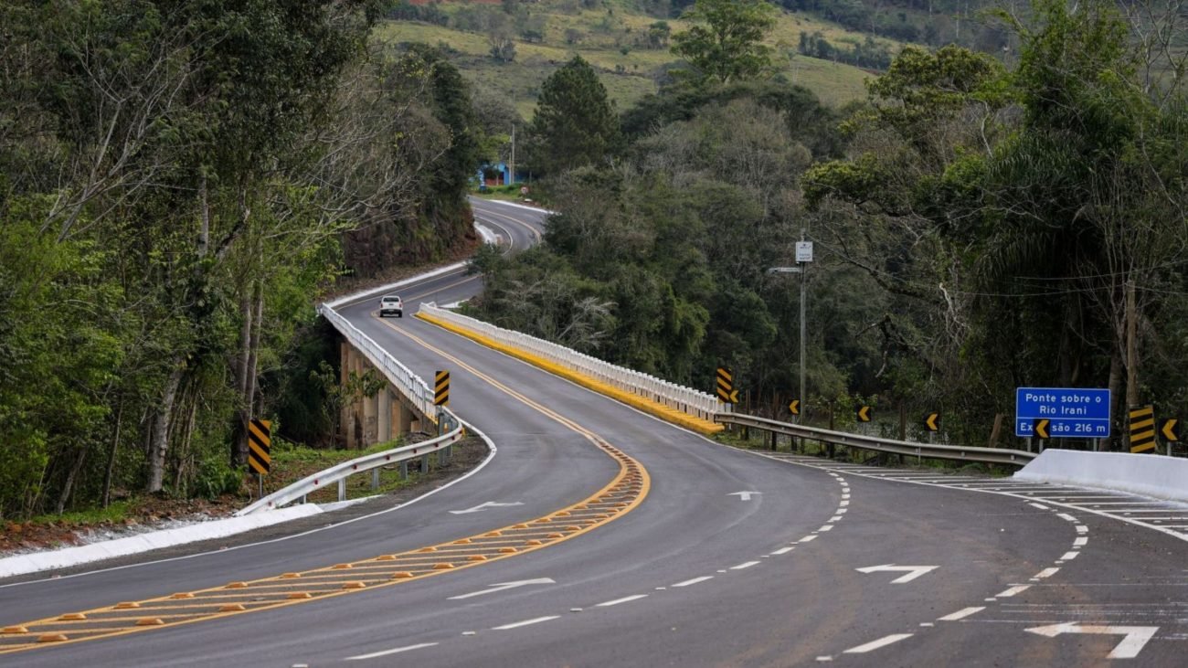 Rodovias federais de Santa Catarina estão em processo de concessão, com previsão de leilões para 2027 após atualização do cronograma da ANTT.Foto: Reprodução/ND Mais