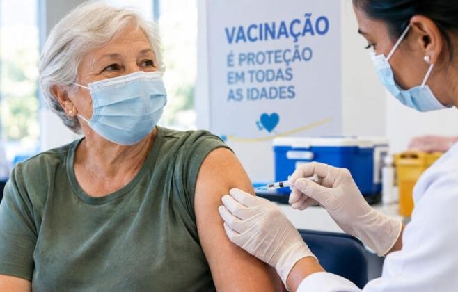 São José se prepara para ampliar vacinação contra pneumonia para pessoas com 85 anos ou mais