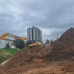 Área de retenção de 6 milhões de litros de água é criada pela Prefeitura de São José no estacionamento da Ceasa