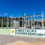 Subestação da Cooperzem que atende municípios do sul de SC