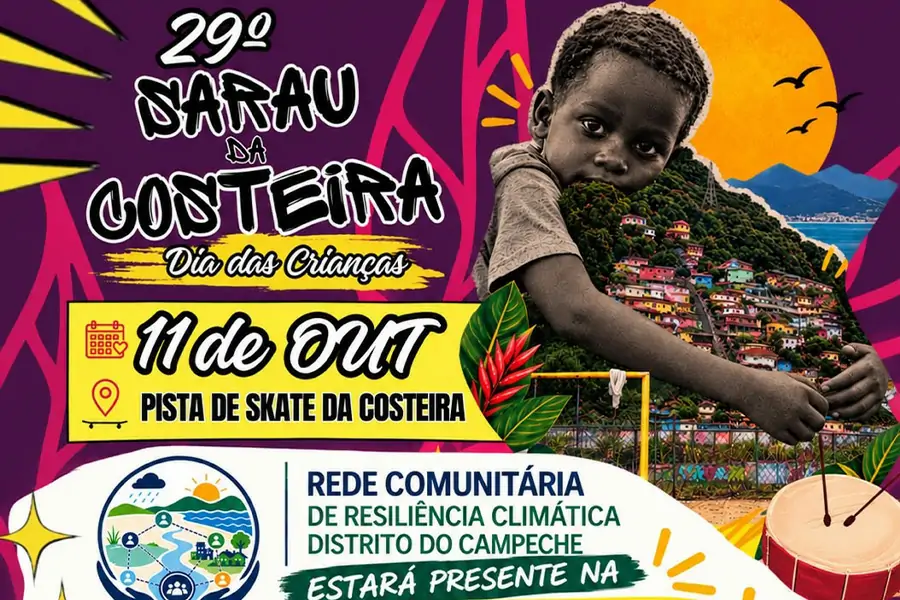 Feira de Ideias para Adiar o Fim de Floripa reúne cultura e ações de resiliência climática na Costeira 1