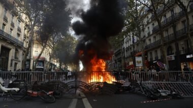 Protestos se intensificam pela Europa com destruição e vandalismo