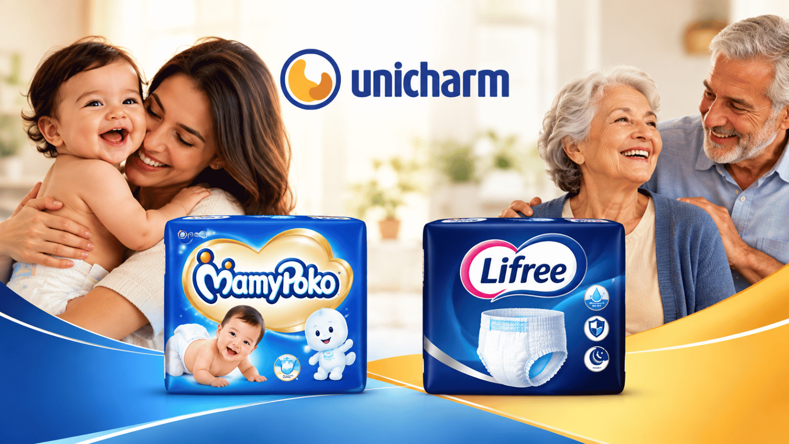 Unicharm oferece campanha Satisfação Garantida para MamyPoko e Lifree, permitindo que consumidores solicitem reembolso de até R$ 80 e R$ 100, respectivamente, conforme o regulamento. 
